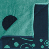 Mystic Dolphin Oversized Cotton Beach Towel Set of 2 Piece - Egyptian Cotton Beach Towel by Superior Brand