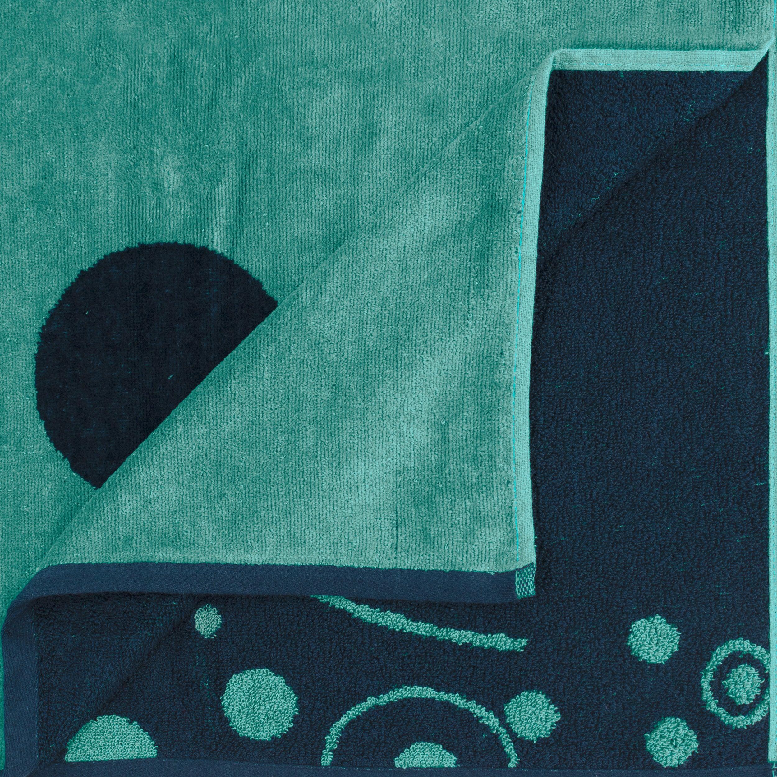 Mystic Dolphin Oversized Cotton Beach Towel Set of 2 Piece - Egyptian Cotton Beach Towel by Superior Brand