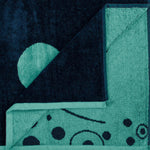 Mystic Dolphin Oversized Cotton Beach Towel Set of 2 Piece - Egyptian Cotton Beach Towel by Superior Brand