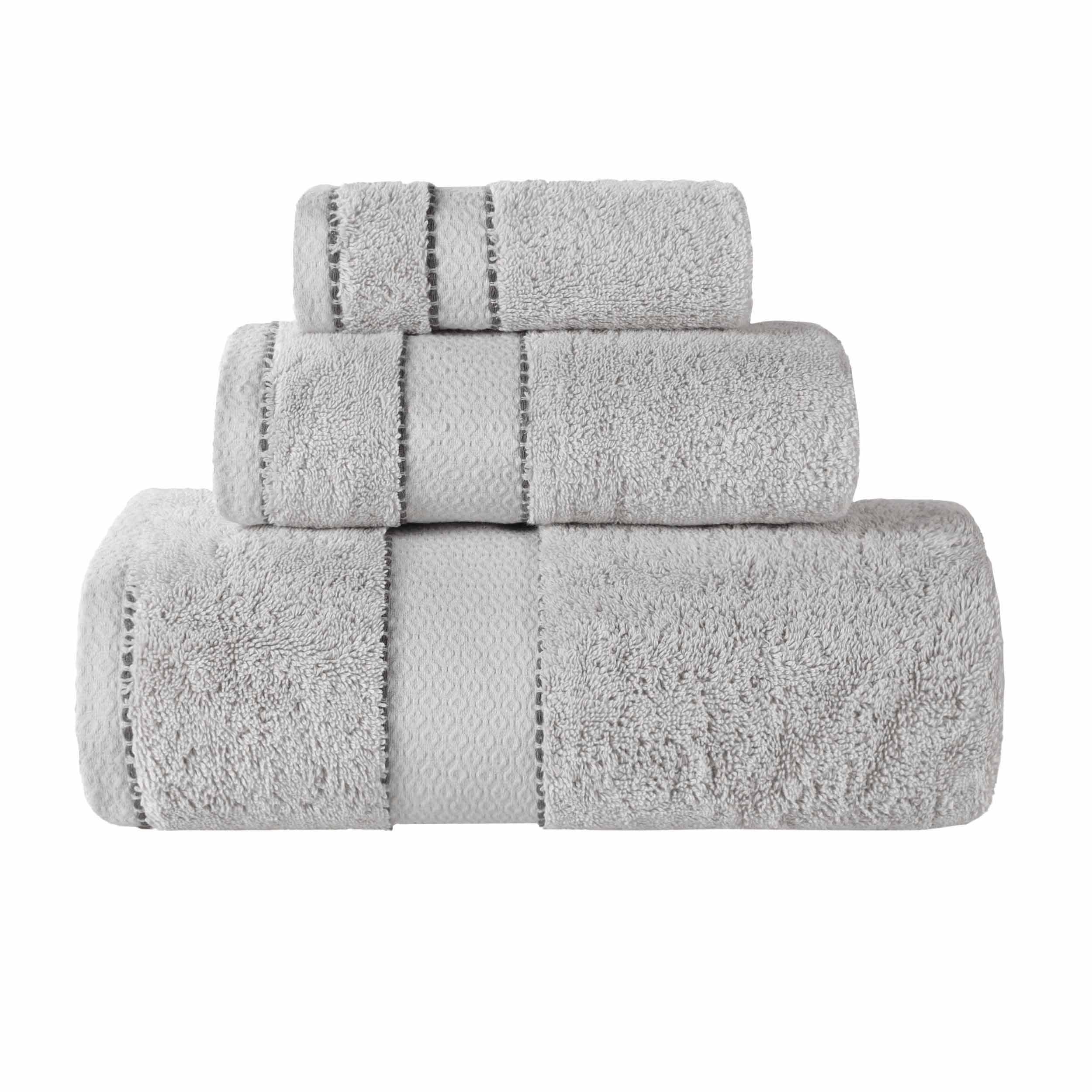 Egyptian Giza Cotton Plush Soft Towel Set 3 Piece - Egyptian Cotton Towel Set by Superior Brand