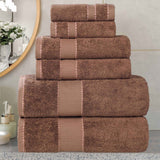 Egyptian Giza Cotton Plush Soft Towel Set 6 Piece - Egyptian Cotton Towel Set by Superior Brand