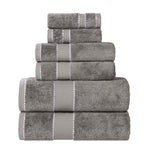 Egyptian Giza Cotton Plush Soft Towel Set 6 Piece - Egyptian Cotton Towel Set by Superior Brand