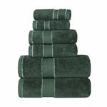 Egyptian Giza Cotton Plush Soft Towel Set 6 Piece - Egyptian Cotton Towel Set by Superior Brand
