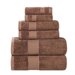 Egyptian Giza Cotton Plush Soft Towel Set 6 Piece - Egyptian Cotton Towel Set by Superior Brand