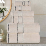 Egyptian Giza Cotton Plush Soft Towel Set 6 Piece - Egyptian Cotton Towel Set by Superior Brand