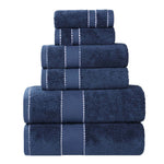 Egyptian Giza Cotton Plush Soft Towel Set 6 Piece - Egyptian Cotton Towel Set by Superior Brand
