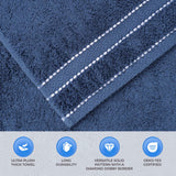 Egyptian Giza Cotton Plush Soft Towel Set 6 Piece - Egyptian Cotton Towel Set by Superior Brand