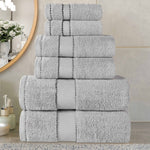 Egyptian Giza Cotton Plush Soft Towel Set 6 Piece - Egyptian Cotton Towel Set by Superior Brand