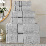 Egyptian Giza Cotton Plush Soft Towel Set 6 Piece - Egyptian Cotton Towel Set by Superior Brand