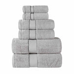 Egyptian Giza Cotton Plush Soft Towel Set 6 Piece - Egyptian Cotton Towel Set by Superior Brand