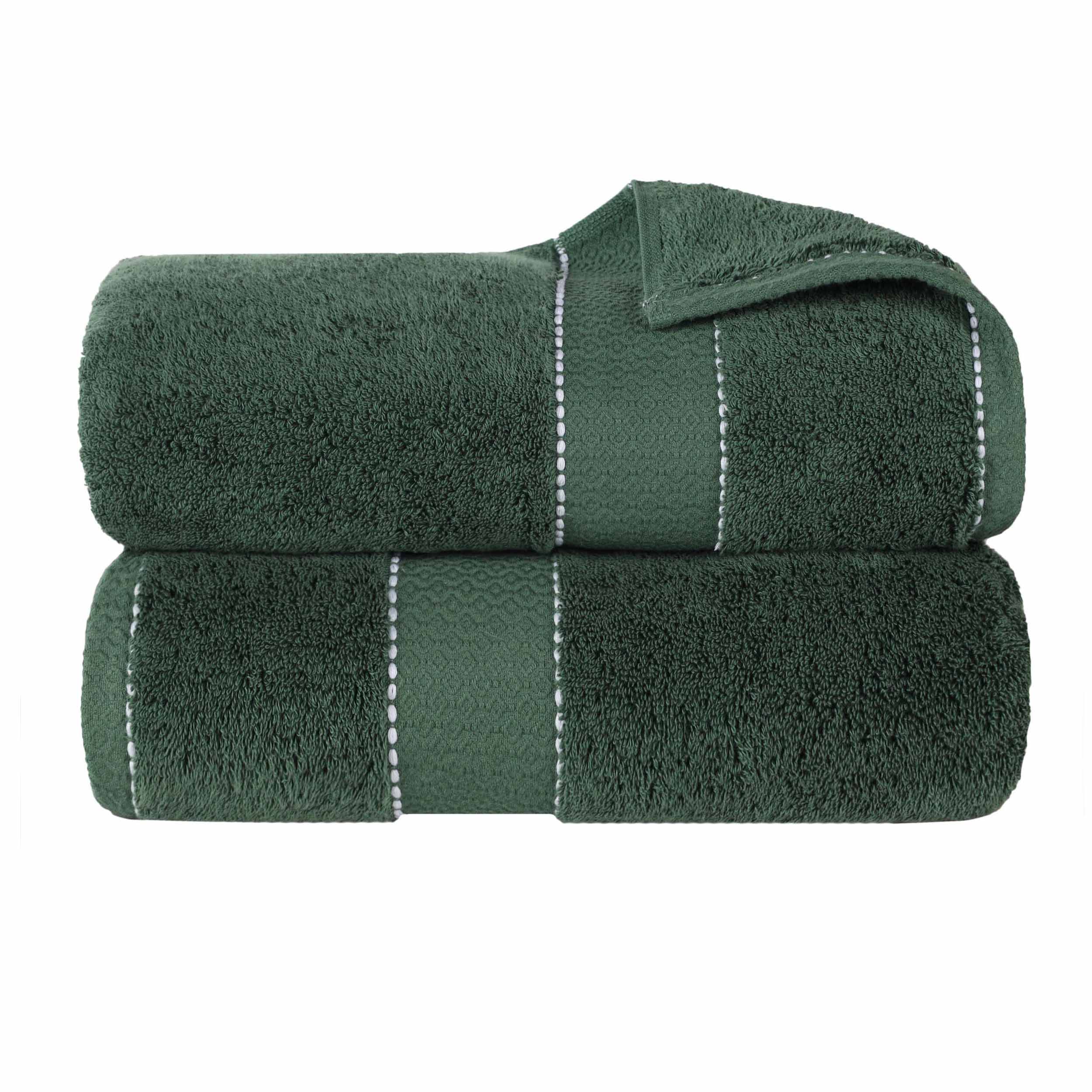 Niles Egyptian Giza Cotton Plush Thick Absorbent Bath Sheet Set of 2 - Bath Sheet by Superior Brand