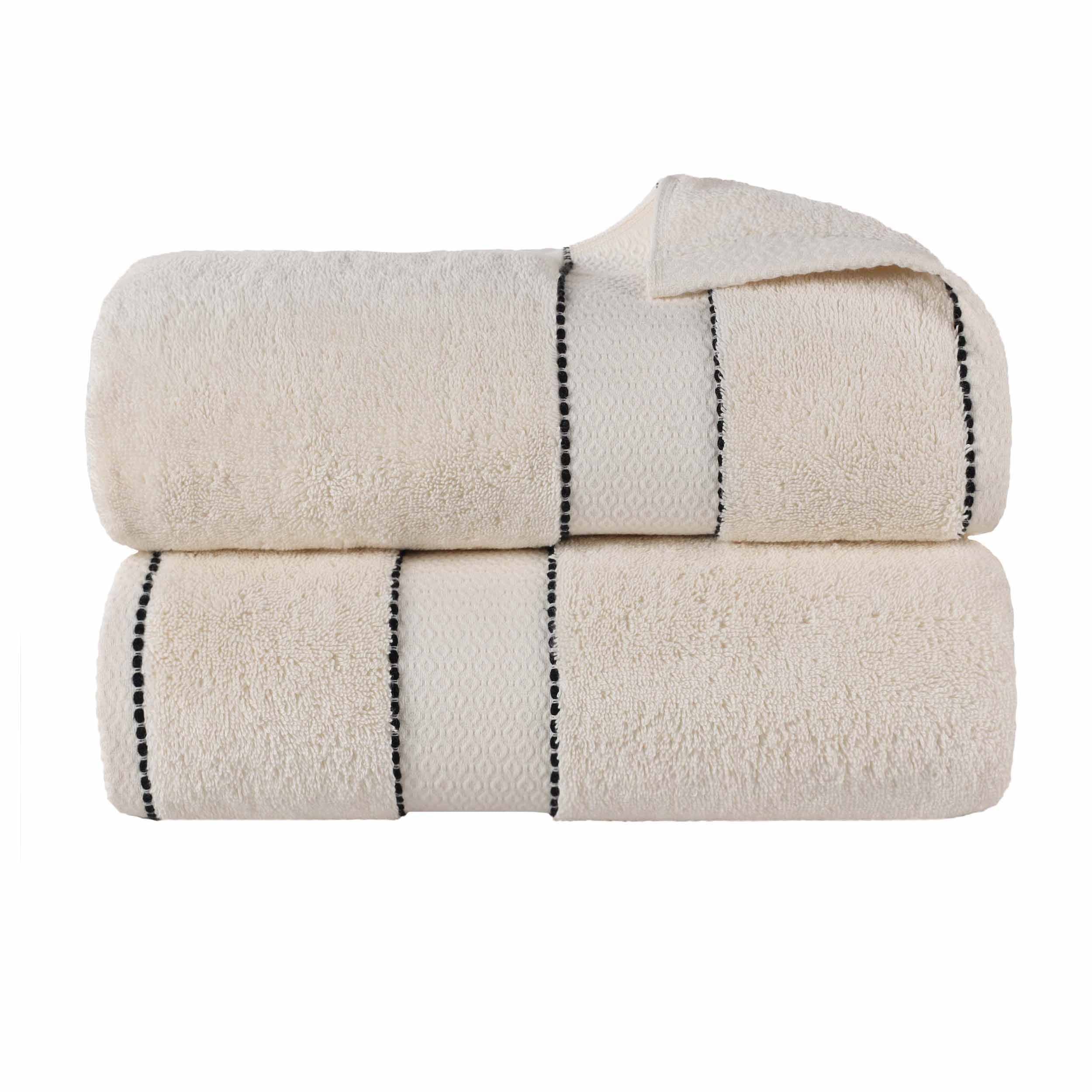 Niles Egyptian Giza Cotton Plush Thick Absorbent Bath Sheet Set of 2 - Bath Sheet by Superior Brand
