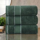 Giza Cotton Plush Absorbent Bath Towel Set of 3 - Egyptian Cotton Bath Towel by Superior Brand