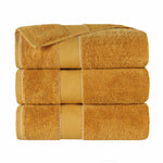 Giza Cotton Plush Absorbent Bath Towel Set of 3 - Egyptian Cotton Bath Towel by Superior Brand