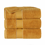 Giza Cotton Plush Absorbent Bath Towel Set of 3 - Egyptian Cotton Bath Towel by Superior Brand