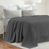 Nobel Cotton Textured Jacquard Chevron Lightweight Woven Blanket - Blanket by Superior Brand
