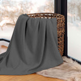 Nobel Cotton Textured Jacquard Chevron Lightweight Woven Blanket - Blanket by Superior Brand