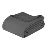 Nobel Cotton Textured Jacquard Chevron Lightweight Woven Blanket - Blanket by Superior Brand