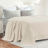 Nobel Cotton Textured Jacquard Chevron Lightweight Woven Blanket - Blanket by Superior Brand
