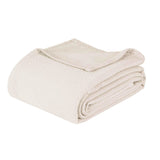 Nobel Cotton Textured Jacquard Chevron Lightweight Woven Blanket - Blanket by Superior Brand