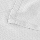 Nobel Cotton Textured Jacquard Chevron Lightweight Woven Blanket - Blanket by Superior Brand