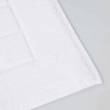 Nora Cotton Solid Absorbent Thick Checkered Washable Bath Mat Set of 2 - Bath Mats by Superior Brand