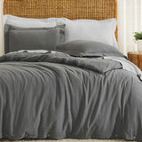 Cotton Linen Lightweight Breathable Duvet Cover Set - Duvet Cover Set by Superior Brand