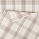 100% Cotton Flannel Plaid Bed Sheet Set - Classic Modern Farmhouse Deep Pocket - Sheet Set by Superior Brand