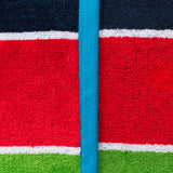 Rainbow Stripes Oversized Egyptian Cotton Beach Towel Set of 2 Piece - Egyptian Cotton Beach Towel by Superior Brand