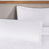 Lightweight Cotton Bedspread Set 3-Piece Remi Geometric Fringe Jacquard - Bedspread by Superior Brand