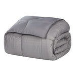 Reversible Down Alternative All-Season Solid Striped Blanket - Blanket by Superior Brand