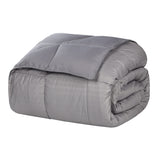 Reversible Down Alternative All-Season Solid Striped Blanket - Blanket by Superior Brand