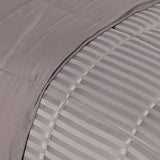 Reversible Down Alternative All-Season Solid Striped Blanket - Blanket by Superior Brand