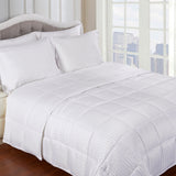 Reversible Down Alternative All-Season Solid Striped Blanket - Blanket by Superior Brand
