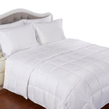 Reversible Down Alternative All-Season Solid Striped Blanket - Blanket by Superior Brand
