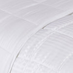 Reversible Down Alternative All-Season Solid Striped Blanket - Blanket by Superior Brand