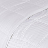 Reversible Down Alternative All-Season Solid Striped Blanket - Blanket by Superior Brand