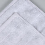 Roma Cotton Ribbed Textured Soft Absorbent 12 Piece Assorted Towel Set - Towel Set by Superior Brand