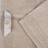 Roma Cotton Ribbed Textured Soft Absorbent 12 Piece Assorted Towel Set - Towel Set by Superior Brand