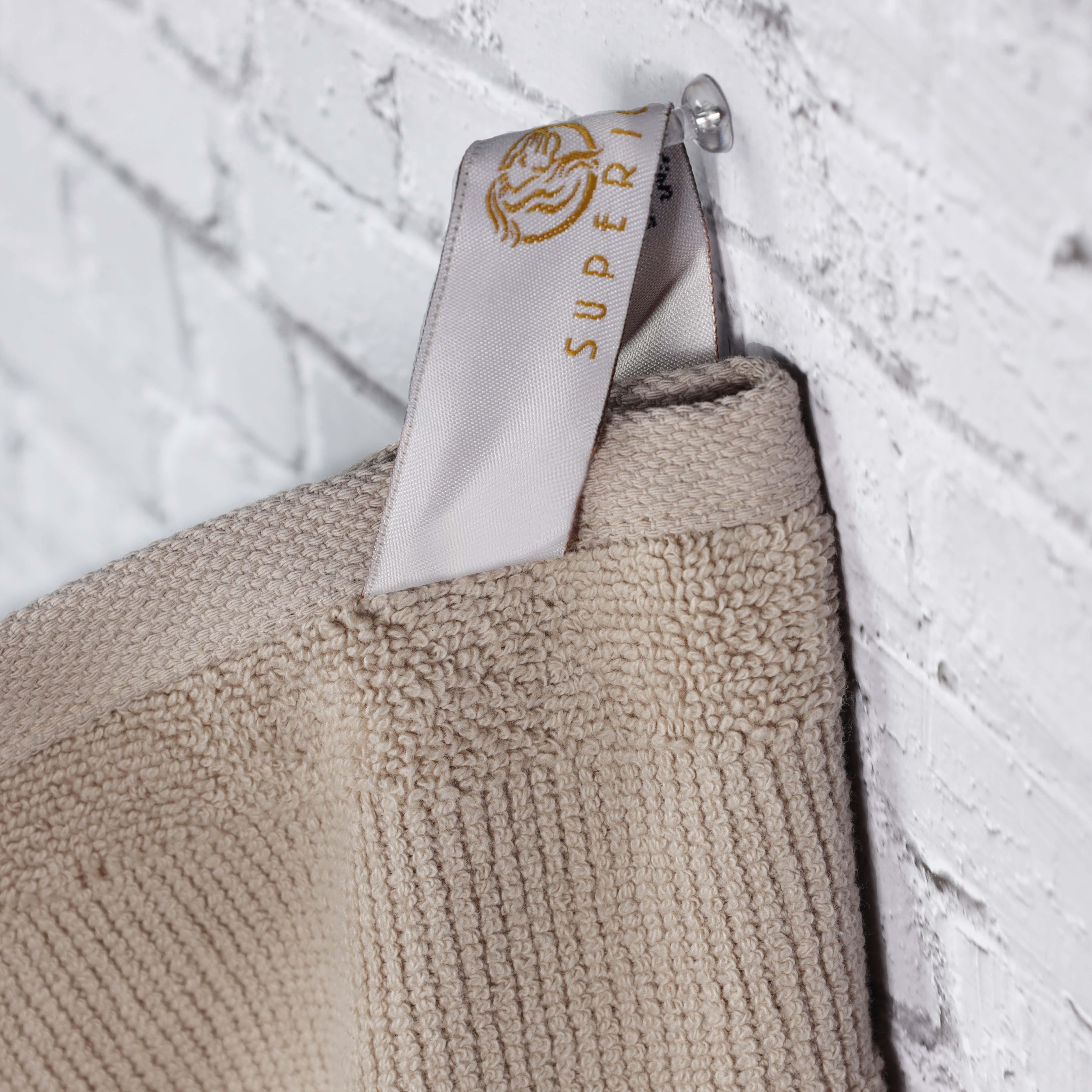 Roma Cotton Ribbed Textured Soft Absorbent 12 Piece Assorted Towel Set - Towel Set by Superior Brand