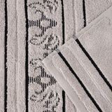 Sadie Zero Twist Cotton Solid and Jacquard Floral 12 Piece Towel Set - Towel Set by Superior Brand