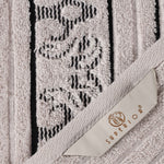 Sadie Zero Twist Cotton Solid and Jacquard Floral 12 Piece Towel Set - Towel Set by Superior Brand