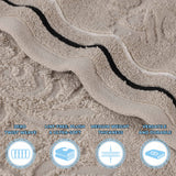 Sadie Zero Twist Cotton Solid and Jacquard Floral 12 Piece Towel Set - Towel Set by Superior Brand