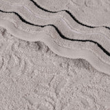 Sadie Zero Twist Cotton Solid and Jacquard Floral 12 Piece Towel Set - Towel Set by Superior Brand