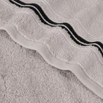 Sadie Zero Twist Cotton Solid and Jacquard Floral 12 Piece Towel Set - Towel Set by Superior Brand