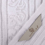 Sadie Zero Twist Cotton Solid and Jacquard Floral 6 Piece Towel Set - Towel Set by Superior Brand