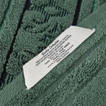 Sadie Zero Twist Cotton Solid and Jacquard Floral 8 Piece Towel Set - Towel Set by Superior Brand