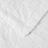 Lightweight Cotton Bedspread Sets 3-Piece Serenity Wedding Ring Jacquard Matelassé - Bedspread by Superior Brand