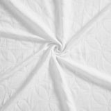 Lightweight Cotton Bedspread Sets 3-Piece Serenity Wedding Ring Jacquard Matelassé - Bedspread by Superior Brand