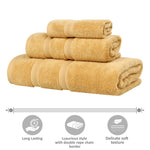 Smart Dry Zero Twist Cotton Medium Weight 8 Piece Assorted Towel Set - Towel Set by Superior Brand